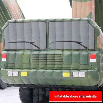 Shore Ship Missile Vehicle 2 Inflatable Large Flower Camouflage 1 To 1 Customized Oxford Cloth